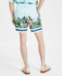 Men's Thom Regular-Fit Tropical-Print 7" Drawstring Shorts, Created for Macy's