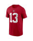 Фото #3 товара Men's Brock Purdy Scarlet San Francisco 49ers Player Name and Number T-shirt