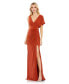 ფოტო #2 პროდუქტის Women's Ieena One Sleeve Scoop Back Jersey Gown