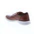 Фото #12 товара Clarks Donaway Plain 26163452 Mens Brown Leather Oxfords Plain Toe Shoes