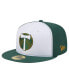 ფოტო #3 პროდუქტის Men's White, Green Portland Timbers 2024 Kick Off Collection 59FIFTY Fitted Hat