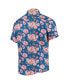 Фото #4 товара Men's Royal Milwaukee Brewers Floral Linen Button-Up Shirt