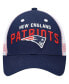 Фото #3 товара Boys Navy New England Patriots Core Lockup Snapback Hat