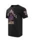 Фото #2 товара Men's Black Los Angeles Lakers T-shirt