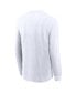 ფოტო #4 პროდუქტის Men's Silver Seattle Seahawks Sideline Infograph Lock Up Performance Long Sleeve T-shirt