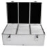 MEDIARANGE BOX77 - Box case - 500 discs - Silver - Fleece - Plastic - Wood - 120 mm - Aluminium