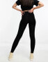 ASOS DESIGN 2 pack leggings in black