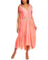 Black Halo Sachi Midi Dress Women's Orange Xs