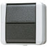 Фото #1 товара JUNG 807 W - Rocker switch - Wired - Black,White - Thermoplastic - IP44 - 250 V