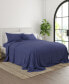 Фото #6 товара The Boho & Beyond Premium Ultra Soft Pattern 4 Piece Bed Sheet Set by Home Collection - Cal King