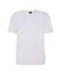 BOSS Men's Cotton-Blend Bubble-Jacquard Structure T-shirt Белый, L - фото #3