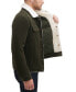 Men's Corduroy Bomber Jacket with Sherpa Collar