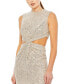 ფოტო #3 პროდუქტის Women's Ieena Sequin Front Twist Cut Out Column Dress