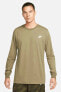 Фото #2 товара Sportswear Men's Long-Sleeve T-Shirt - Green DR7821-222