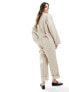 Фото #7 товара ASOS DESIGN denim oversized mechanic boilersuit in neutral