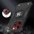 Pancerne etui z uchwytem na palec do iPhone 15 Pro Ring Armor czerwone