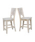 Фото #3 товара Canyon Collection Solid Back Counter Height Stool