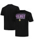 Фото #1 товара Branded Men's Black Minnesota Vikings Big Tall Pop T-Shirt