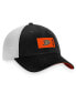 Фото #3 товара Men's Black, White Anaheim Ducks Authentic Pro Rink Trucker Snapback Hat