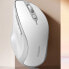 Фото #5 товара Ergonomiczna bezprzewodowa mysz myszka do komputera MU101 Bluetooth 2.4 GHz biała