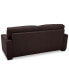 Фото #19 товара Ennia 75" Leather Apartment Sofa, Created for Macy's