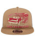 ფოტო #2 პროდუქტის Men's Tan San Francisco 49ers Meet Me 9FIFTY Snapback Hat