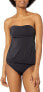 Фото #1 товара Купальник Norma Kamali Женский Модель 246859 Strapless Blouson One Piece Swimsuit размер XS