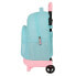 SAFTA Compact With Trolley Wheels Moos Butterflies Backpack