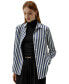 ფოტო #9 პროდუქტის Women's The Amalfi Stripe Silk Shirt for Women