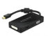 USB-концентратор Delock 62073 - USB 2.0 Type-B - Black - 3.5mm - DVI-I - HDMI - Mini DisplayPort - VGA - 1 pc(s) - фото #1