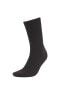 Erkek Siyah 3'Lü Soket Çorap N1121AZ21AU