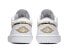 Фото #6 товара Кроссовки Nike Air Jordan 1 Low White Metallic Gold (Белый)