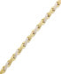 ფოტო #1 პროდუქტის 10k Gold and White Gold Bracelet, Two-Tone X Bracelet