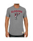 ფოტო #3 პროდუქტის Men's Heathered Gray Alabama Crimson Tide Vintage-Like Punting Big Al Tri-Blend T-shirt