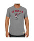 Men's Heathered Gray Alabama Crimson Tide Vintage-Like Punting Big Al Tri-Blend T-shirt Серый, L - фото #3