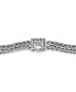 Фото #3 товара EFFY® Diamond Cluster Woven Link Bracelet (1/3 ct. t.w.) in Sterling Silver & 18k Gold