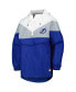 Синяя толстовка для женщин Tommy Hilfiger Staci Half-Zip Windbreaker Blue, Silver, M - фото #3