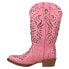 Фото #3 товара Roper Riley Glitz Tooled Inlay Snip Toe Cowboy Womens Pink Casual Boots 09-021-