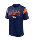 Фото #3 товара Men's Navy Denver Broncos Home Stretch Team T-shirt