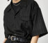 OPICLOTH 黑金条纹系列 古巴领短袖衬衫 男女同款 黑色 送男生 / OPICLOTH BGS20012301 Shirt