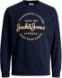 Фото #1 товара Толстовка спортивная Jack & Jones JJFOREST Standard Fit 12248002 Navy Blazer