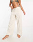 Фото #4 товара Rhythm classic drawsring linen trousers in oat