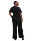 ფოტო #3 პროდუქტის Lace-Sleeve Jumpsuit, Women's & Plus Size