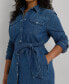 Фото #4 товара Платье джинсовое Ralph Lauren Lauren plus Size