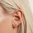 Gold-plated asymmetric earrings ANGEL Gold BU01-020-U