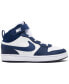 Кроссовки NikeBorough Mid 2 White, Blue Void, 13 - фото #4