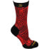 ASICS Jb Elite Crew Socks Mens Red Athletic Casual JB3057-23