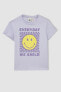 Kız Çocuk Smileyworld Regular Fit Kısa Kollu Tişört