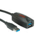 Фото #4 товара ROLINE USB 3.0 Active Repeater Cable 5 m - 5 m - USB A - USB A - Black