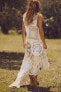 Фото #8 товара Платье миди из кружева кроше — limited edition ZARA